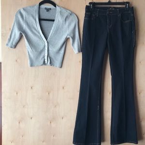 Flare Jeans and Top set